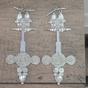 Silver Statement Earrings